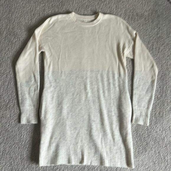 Lululemon wool tunic sweater size 8 cream/heather - Picture 1 of 7